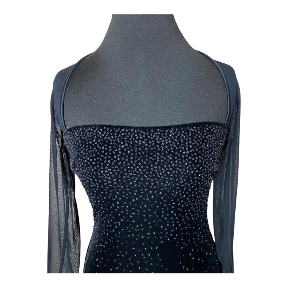 Vtg Tadashi Velvet Gown - image 5